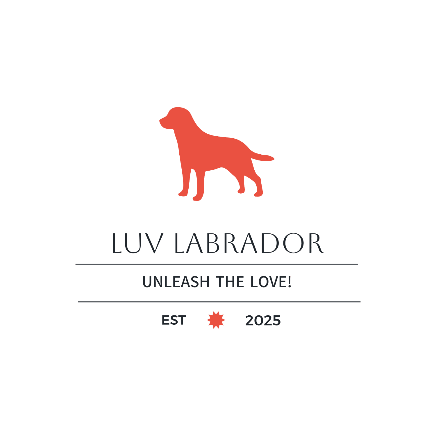 logo for Luv Labrador 1500 px